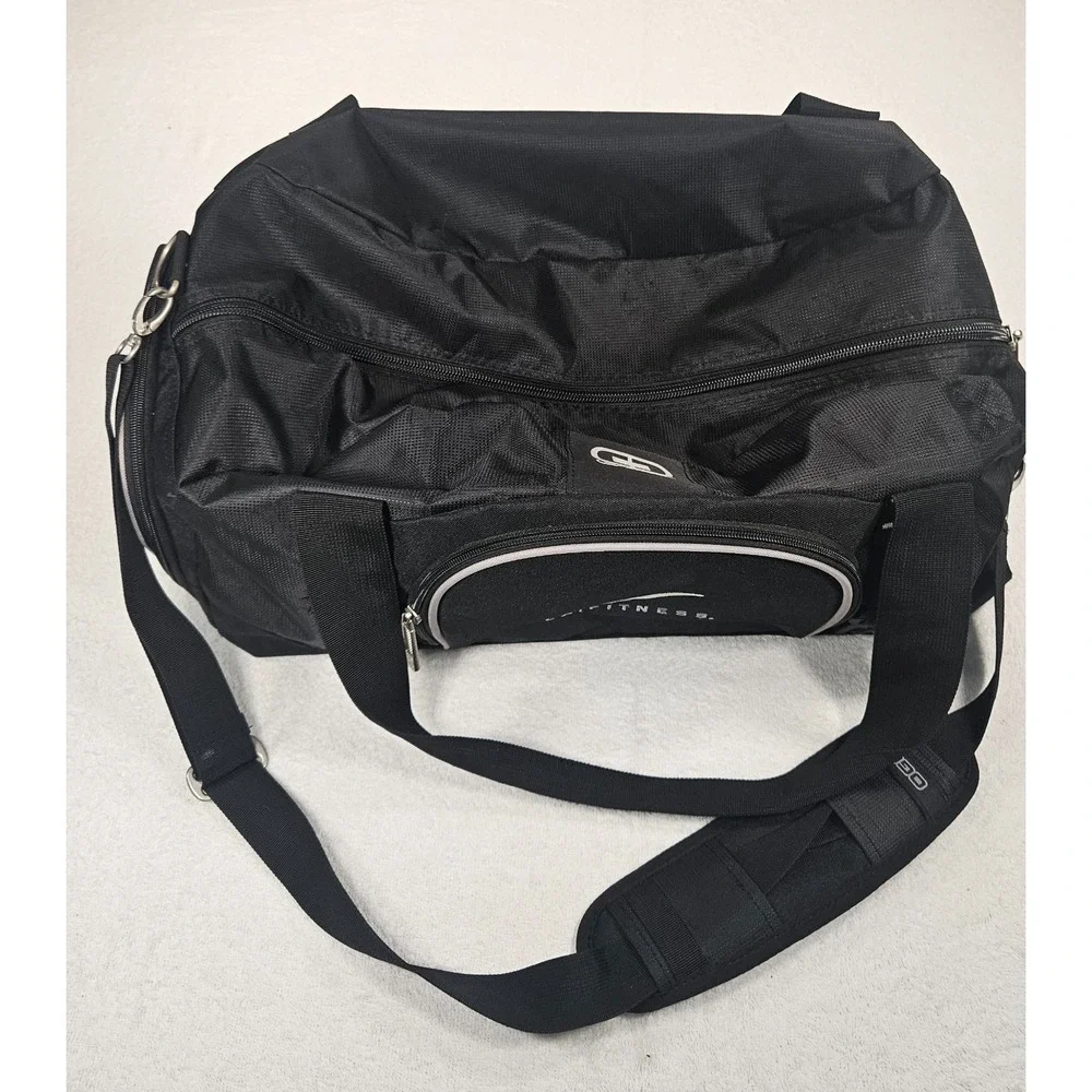 OGIO Black Dome Duffle Gym Bag Ventilated Athletic Equipment Bag